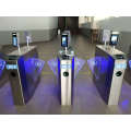 Good Quality Flap Turnstile Gate Integrated with Fingerprint and Face Recognition